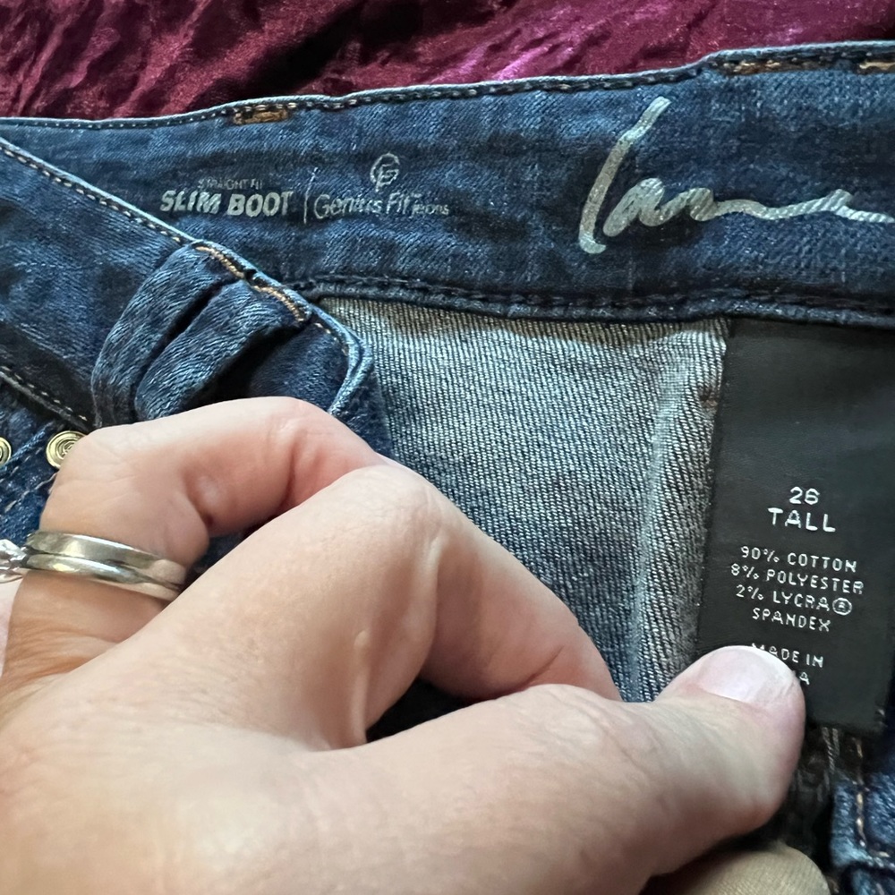 Lane Bryant jeans! Size 28! Great condition! Slim cut
